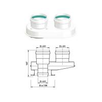 Адаптер для котла Протерм (Protherm) Ягуар любой мощности, комплект (ADAPTyag)