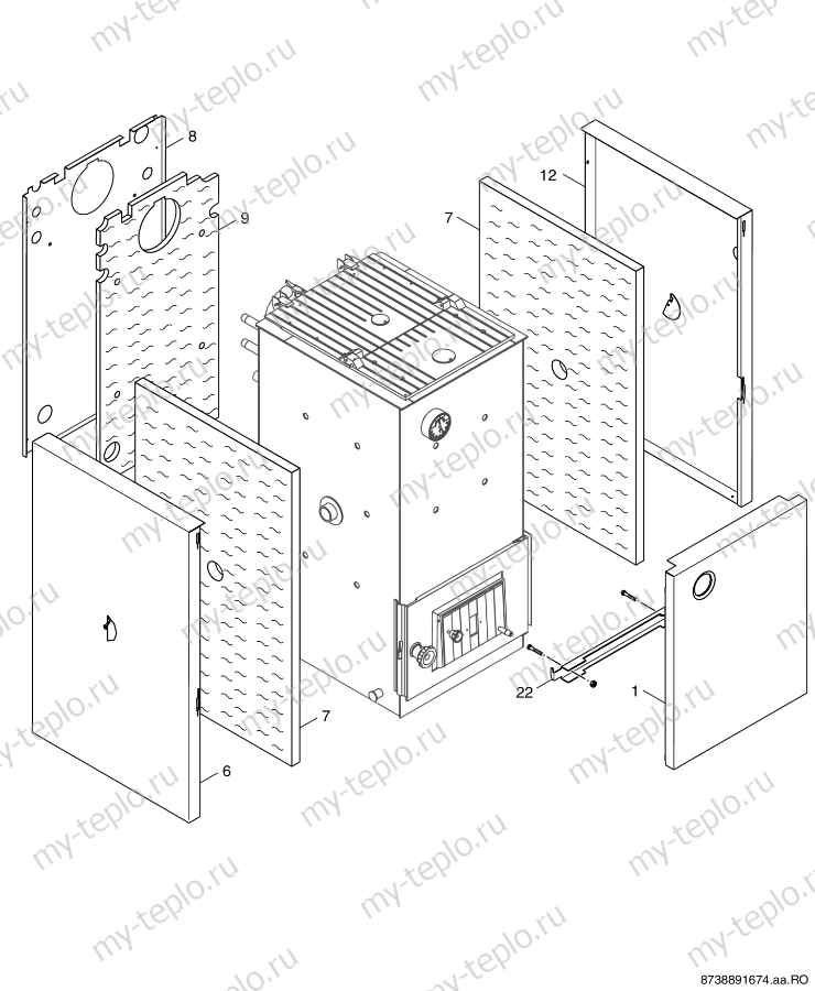 Запчасти Buderus Logano S111-2 16 купить в Кемерово