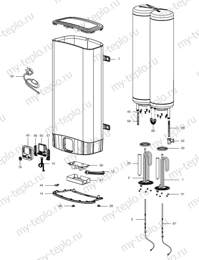 Запчасти для Ariston ABS VELIS EVO QH D: схема Запчасти Ariston ABS VELIS EVO QH D купить в Кемерово