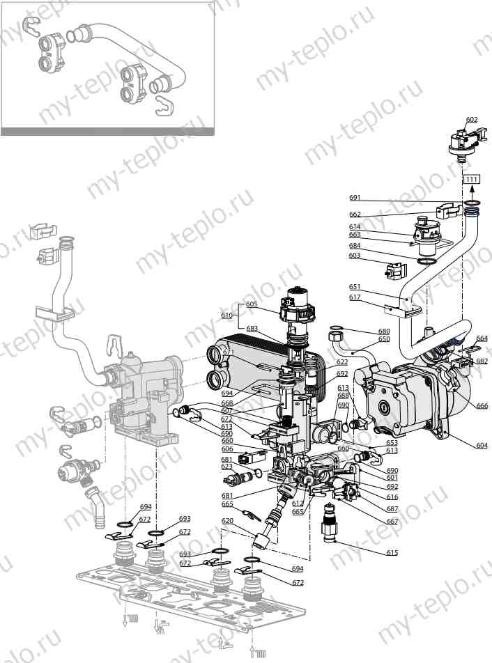 Запчасти Ariston HS X 24 FF купить в Кемерово