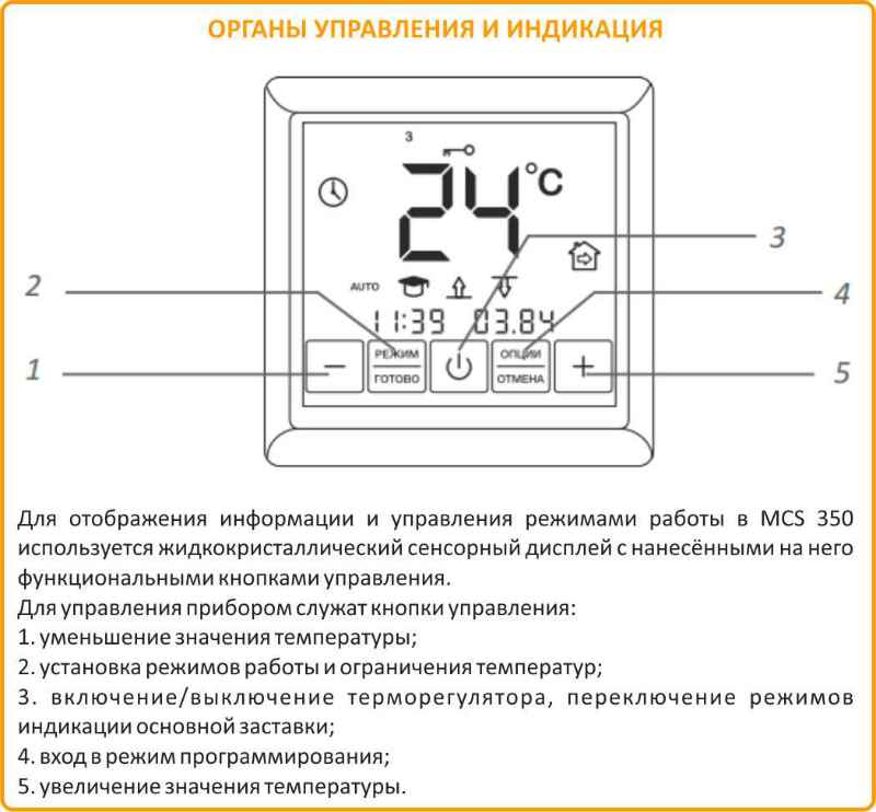 терморегулятор Теплолюкс MCS 350 купить в Кемерово