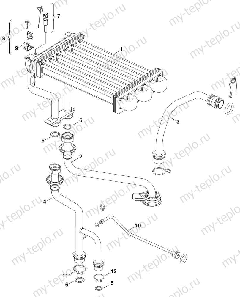 Купить запчасти Buderus Logamax U052-28 в Кемерово