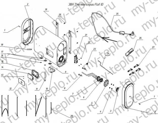 запчасти для Thermex ID купить в Кемерово