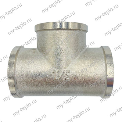 Тройник никелированный 11/2